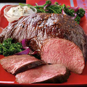 Hearty Glazed Tri-Tip Roast with Creamy Gorgonzola Sauce